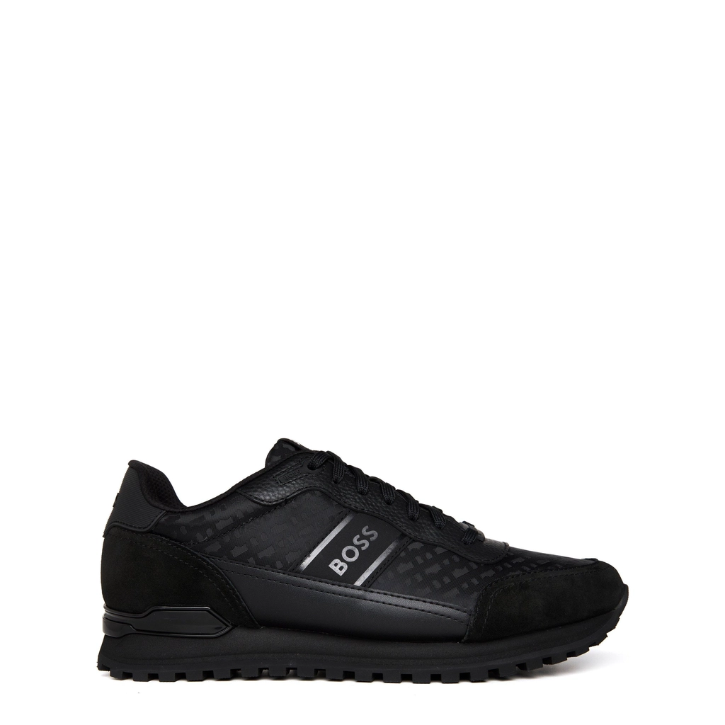 Hugo Boss Parkour Trainers - Black Mono 005